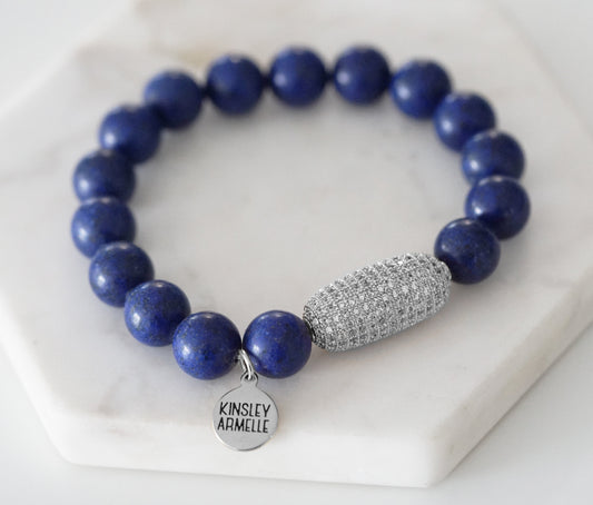 Morsel Collection - Silver Indigo Bracelet