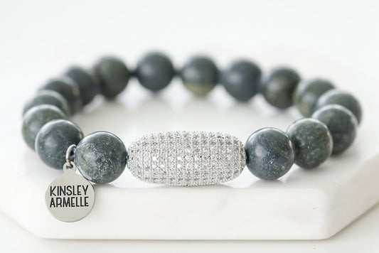 Morsel Collection - Silver Moss Bracelet