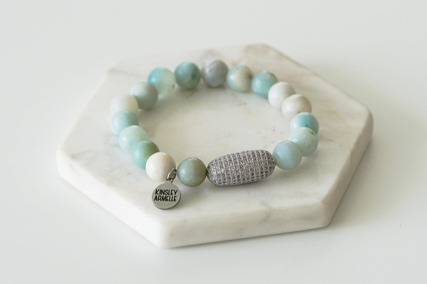 Morsel Collection - Silver Mint Bracelet