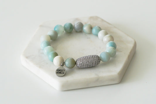 Morsel Collection - Silver Mint Bracelet