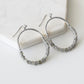 Naomi Collection - Silver Haze Earrings