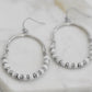 Naomi Collection - Silver Pepper Earrings