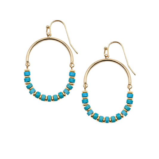 Naomi Collection - Turquoise Earrings