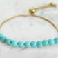 Nixie Collection - Aqua Marine Bracelet 6mm