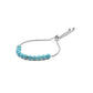 Nixie Collection - Silver Aqua Marine Bracelet 6mm