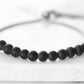 Nixie Collection - Silver Coal Bracelet 6mm
