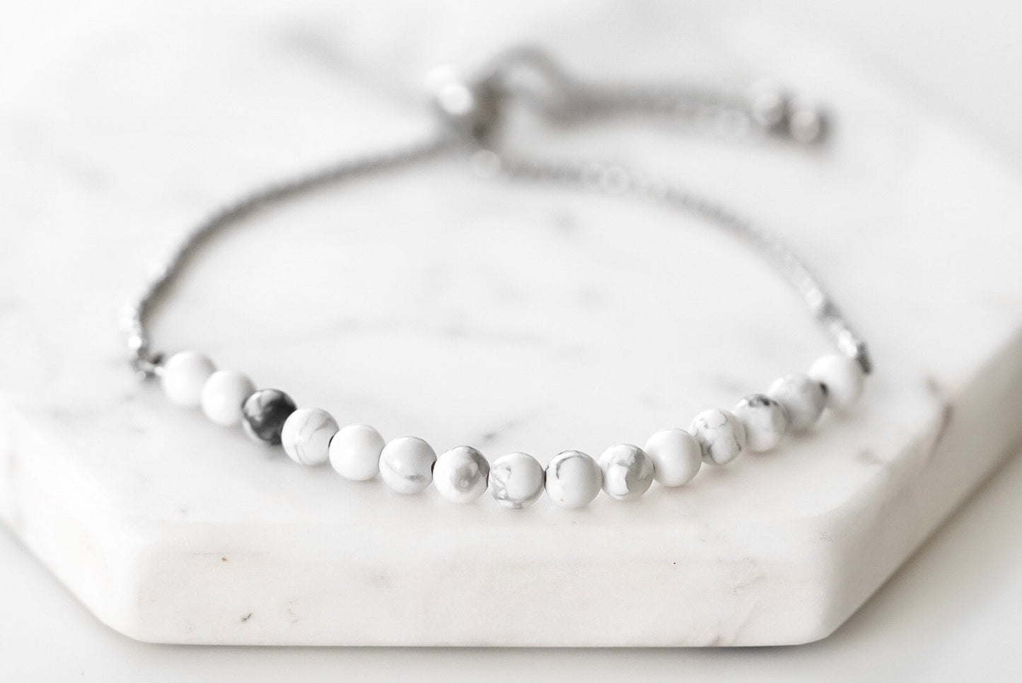 Nixie Collection - Silver Pepper Bracelet 4mm