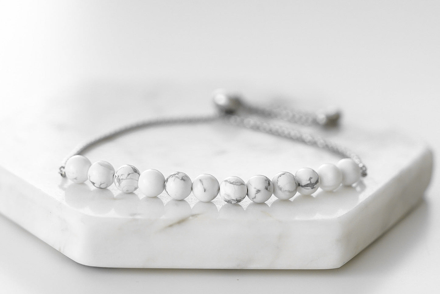 Nixie Collection - Silver Pepper Bracelet 6mm