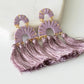 Pavlova Collection - Lilac Earrings
