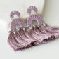 Pavlova Collection - Silver Lilac Earrings