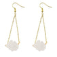 Percy Collection - Raw Quartz Stone Earrings