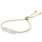 Percy Collection - Raw Quartz Triple Stone Bracelet
