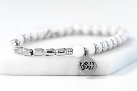 Phoebe Collection - Silver Pepper Bracelet
