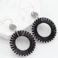 Pinnie Collection - Silver Raven Earrings