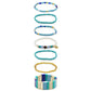Pippa Azure Bracelet Stack
