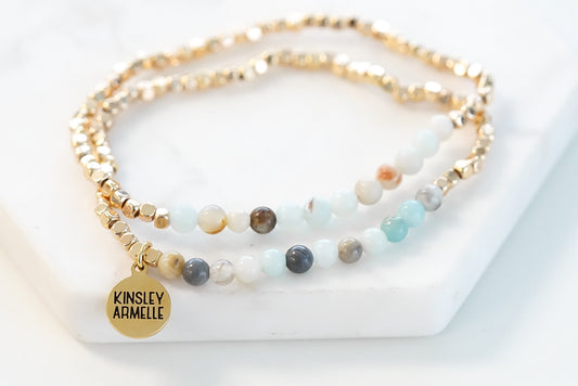 Pixie Collection - Amazonite Bracelet Set