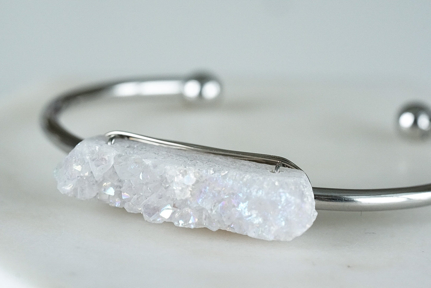 Prim Collection - Silver Quartz Bracelet