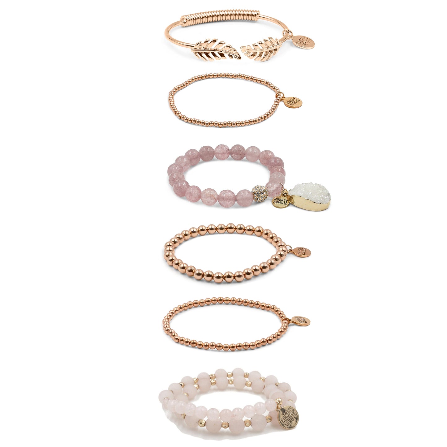 Rose Gold Primrose Bracelet Stack