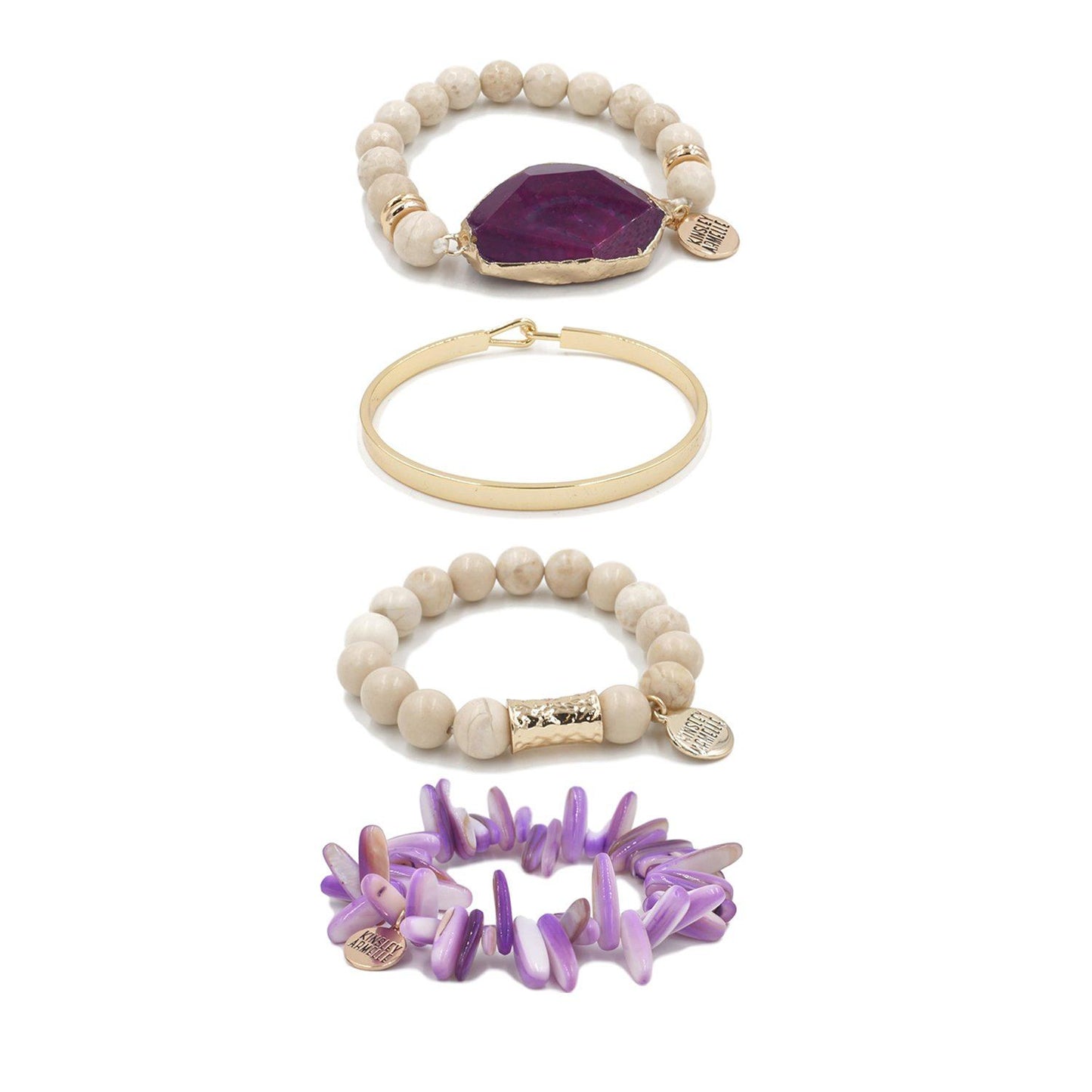 Purple Mist Bracelet Stack