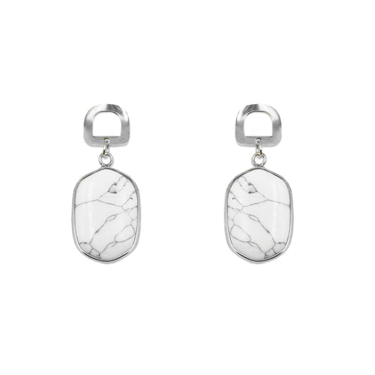 Rayna Collection - Silver Pepper Earrings