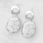Rayna Collection - Silver Pepper Earrings