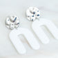 Rayne Collection - Silver Ashen Earrings