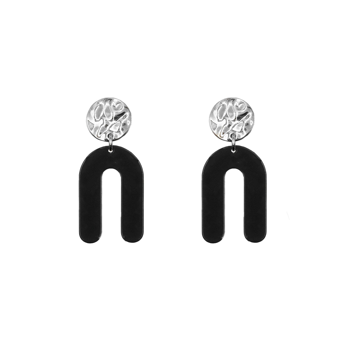 Rayne Collection - Silver Raven Earrings