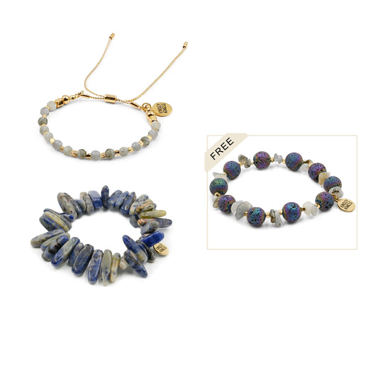 River Bracelet Stack