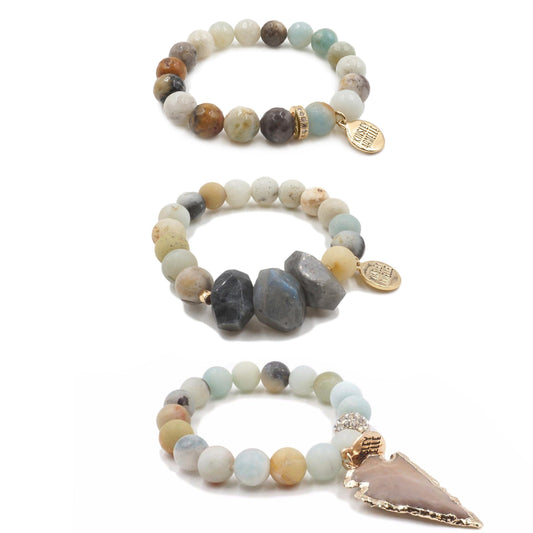 Rocky Road Bracelet Stack