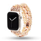Herringbone Collection - Rose Gold Tawny Apple Watch Band