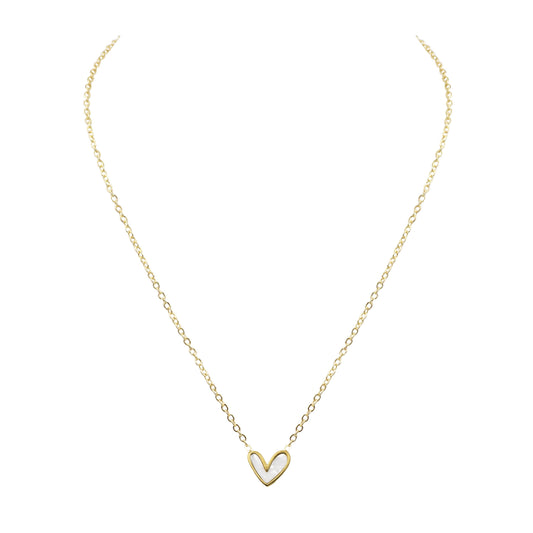 Rosalie Collection - Ashen Heart Necklace