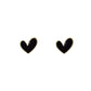 Rosalie Collection - Raven Heart Earrings