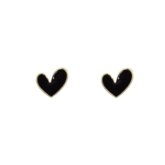 Rosalie Collection - Raven Heart Earrings