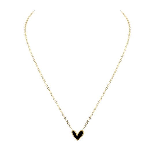Rosalie Collection - Raven Heart Necklace