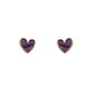 Rosalie Collection - Starry Night Heart Earrings