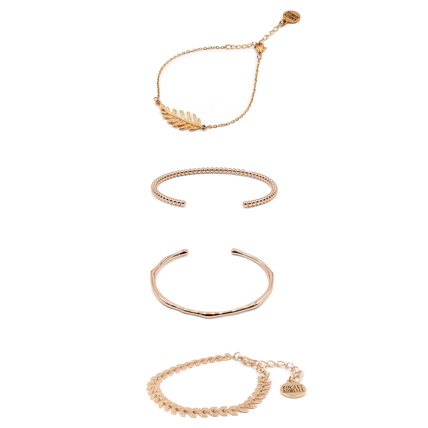 Rose Gold Logan Bracelet Stack