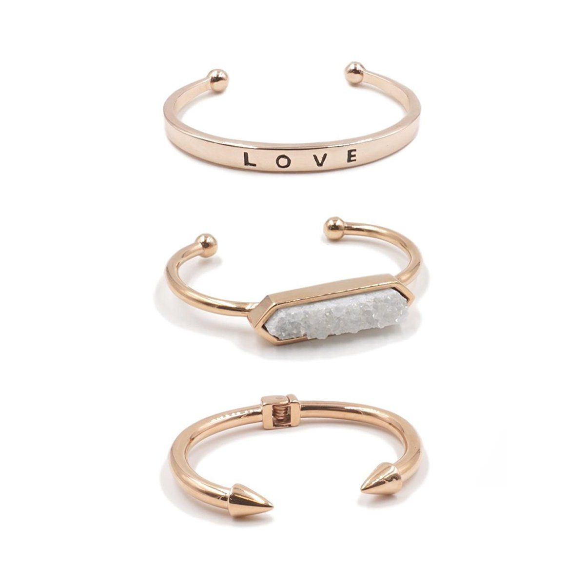 Ros�� Bracelet Stack
