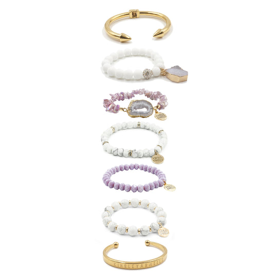 Rosebud Bracelet Stack