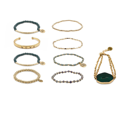 Sage Bracelet Stack