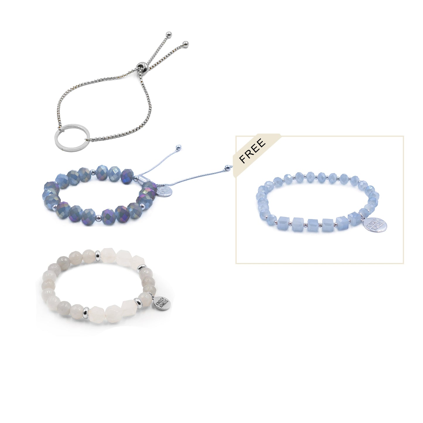 Silver Alexis Bracelet Stack