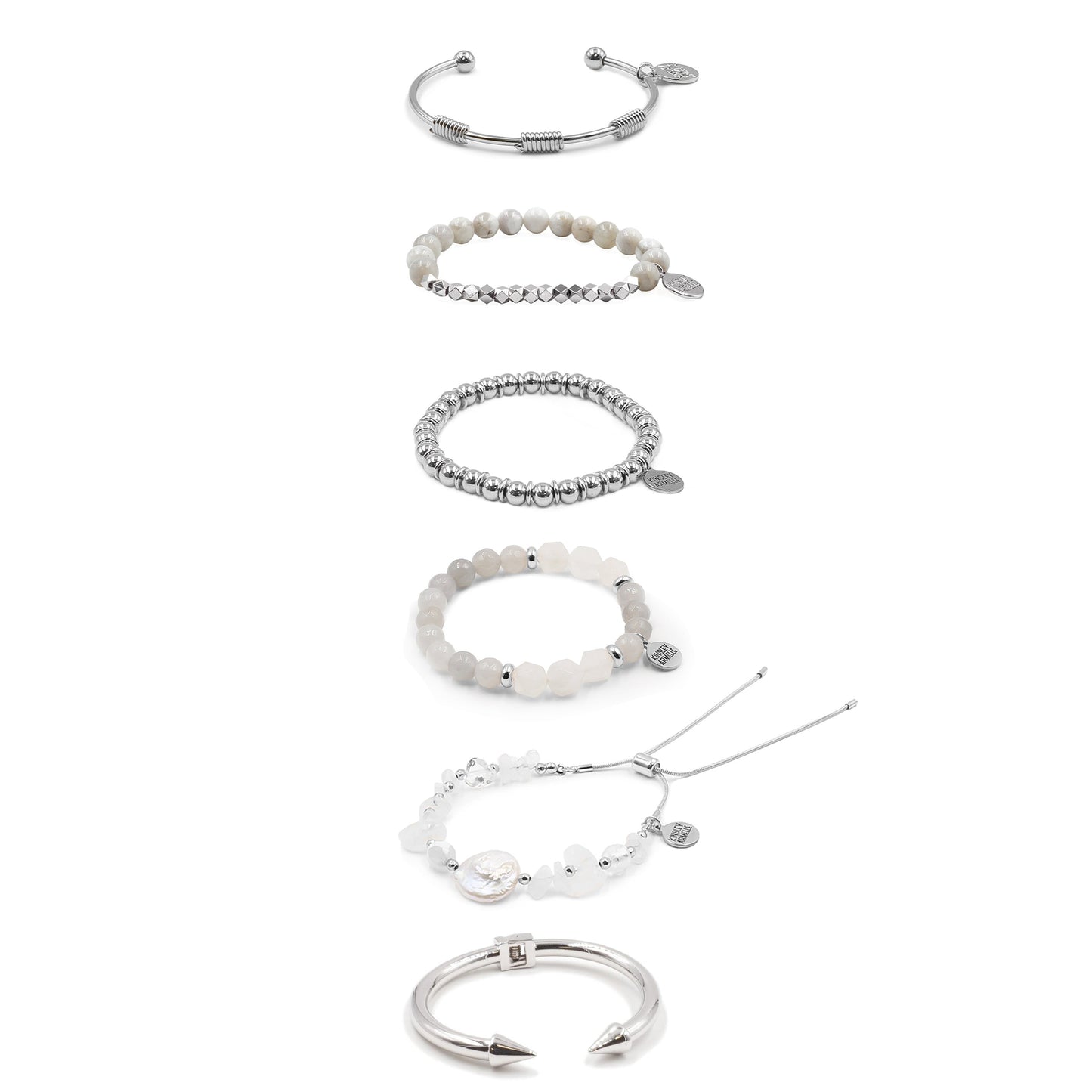 Silver Anaya Bracelet Stack