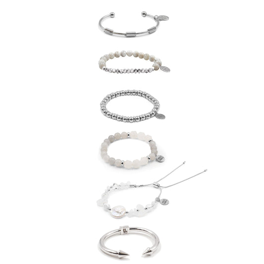 Silver Anaya Bracelet Stack