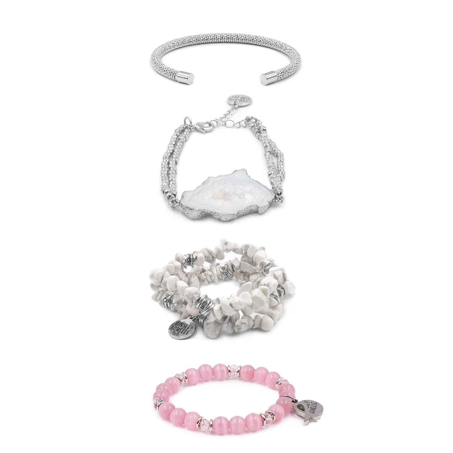 Silver Arabella Bracelet Stack