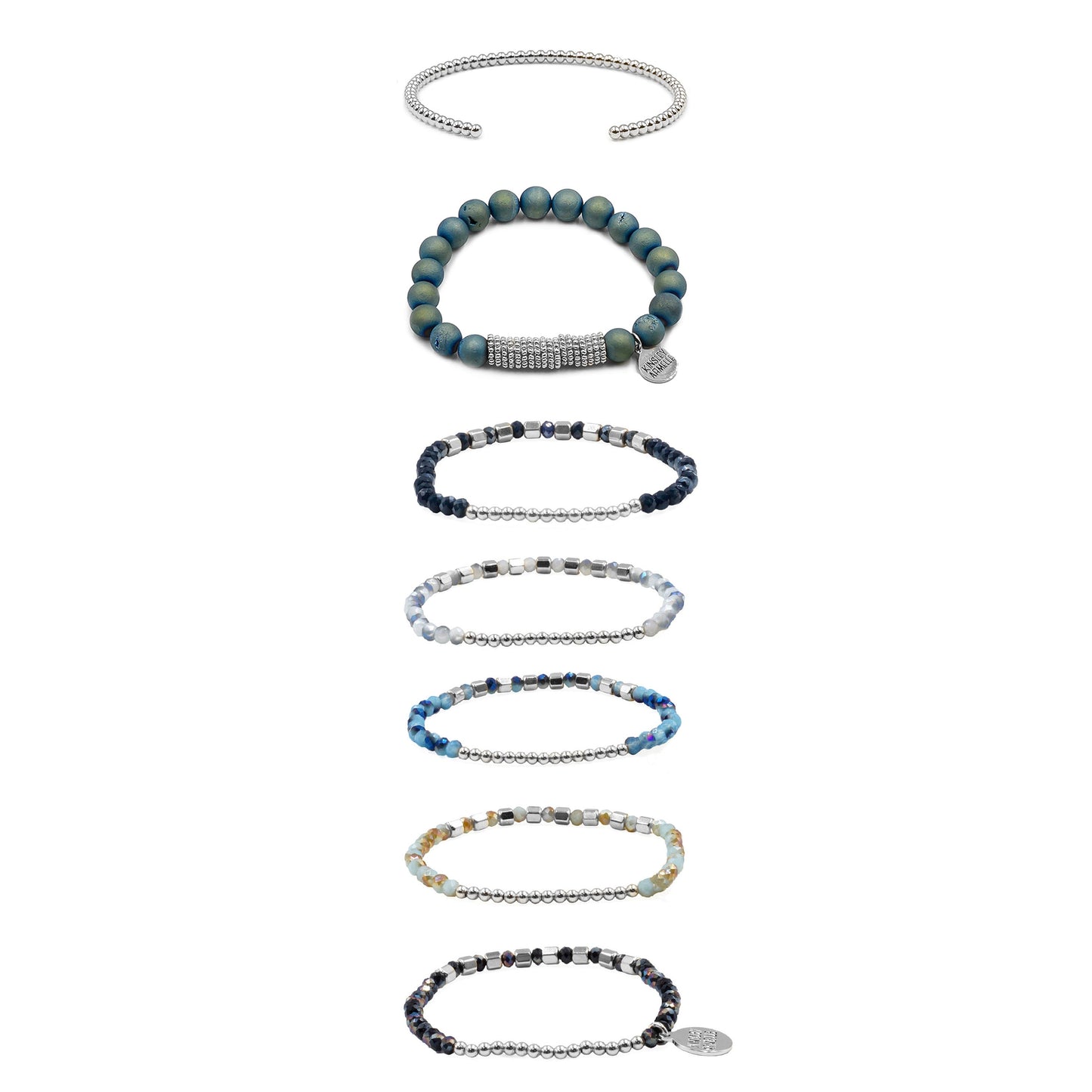 Silver Chelsea Bracelet Stack