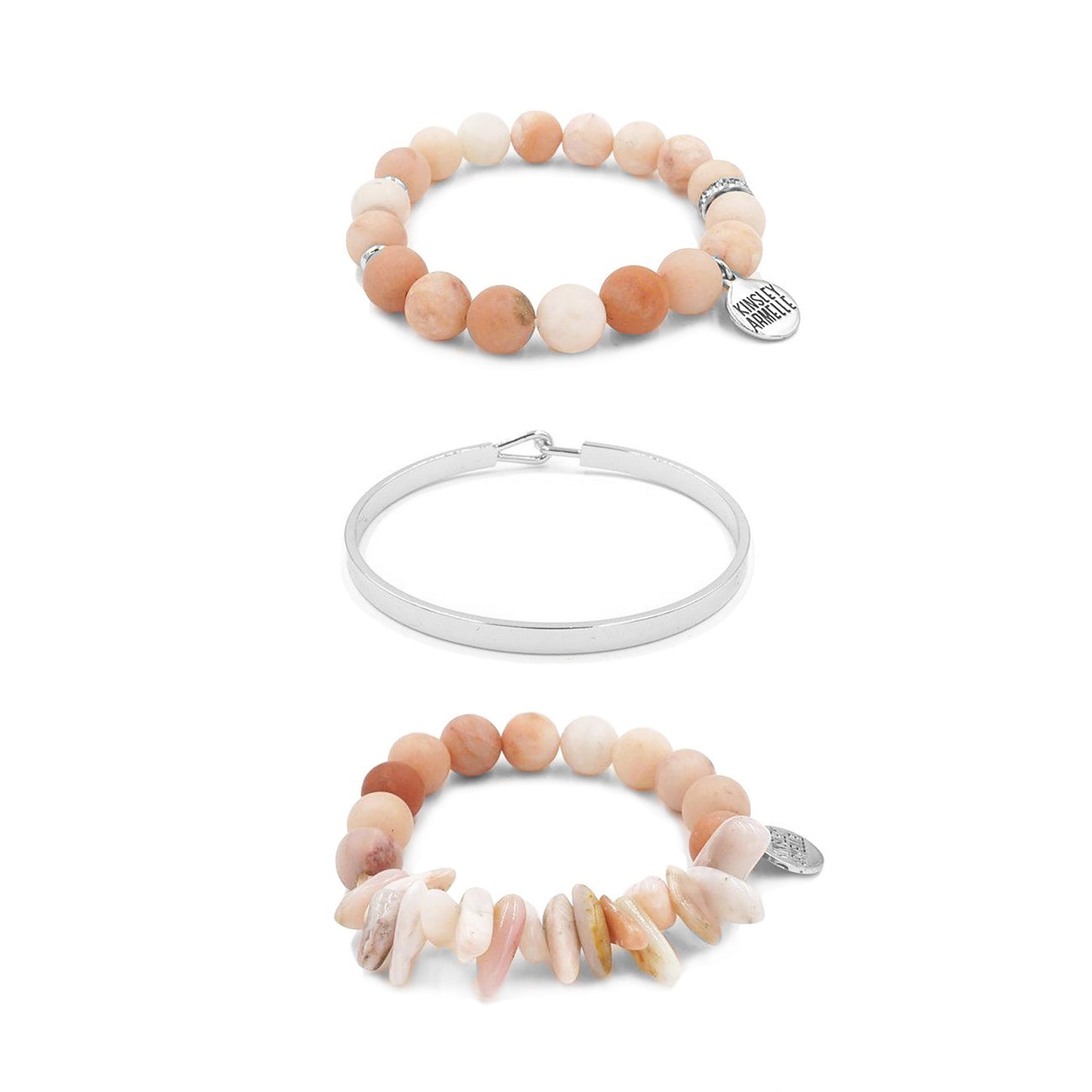 Silver Coraline Bracelet Stack