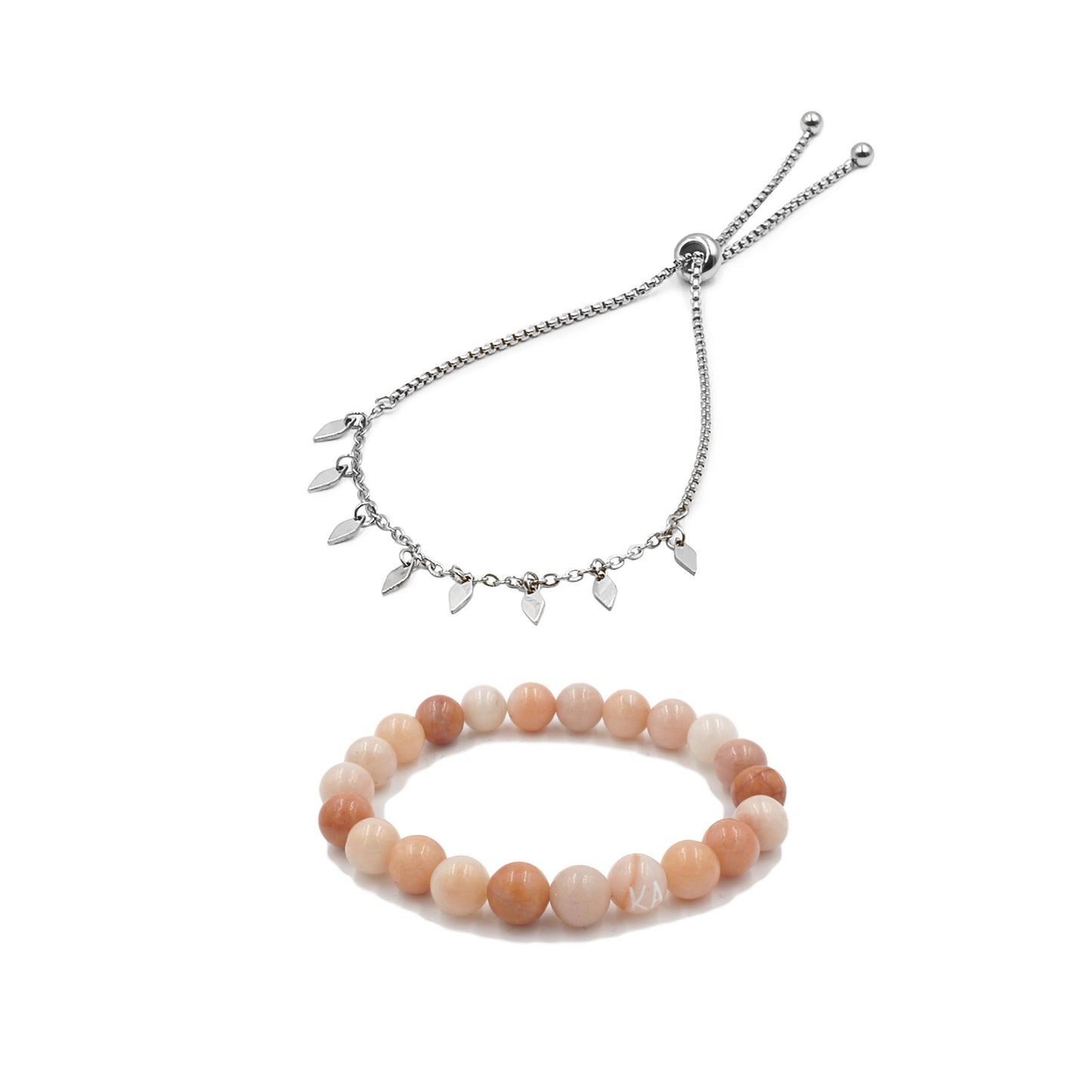 Silver Eleanor Bracelet Stack