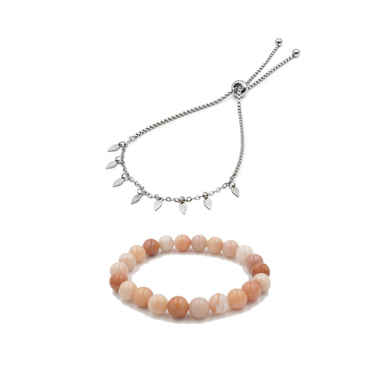 Silver Eleanor Bracelet Stack