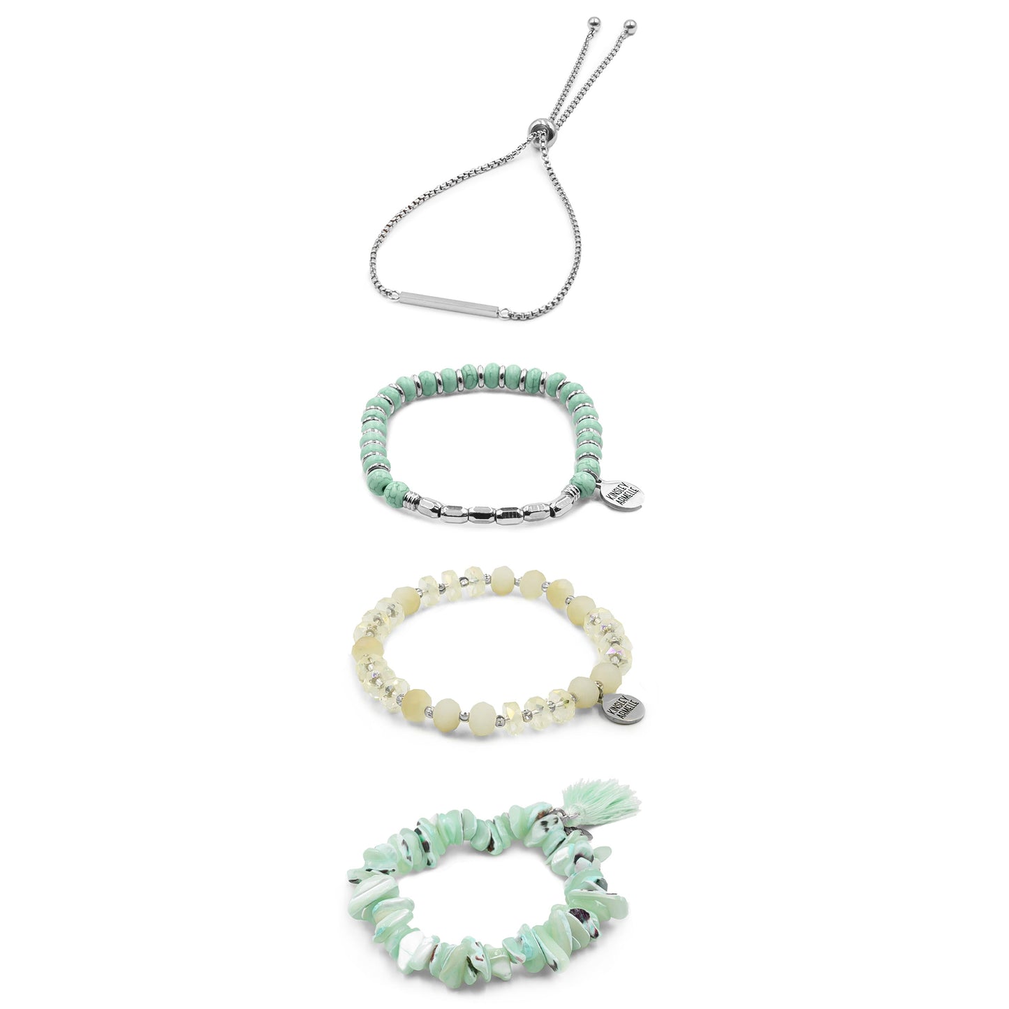 Silver Electra Bracelet Stack