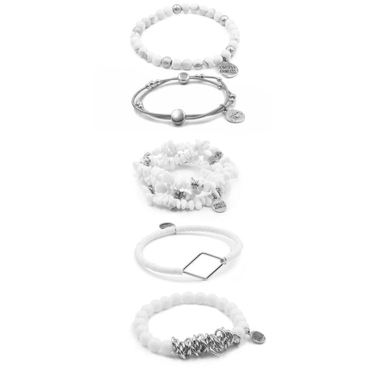 Silver Ellie Bracelet Stack