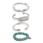 Silver Fox Bracelet Stack